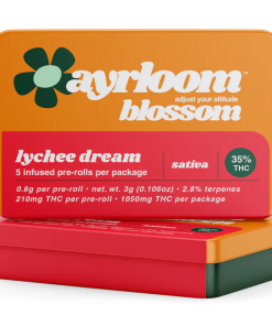 5 PACK INFUSED PRE-ROLLS - LYCHEE DREAM