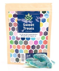 Cannabis Cousins – 500mg THC Blue Raspberry Sharks