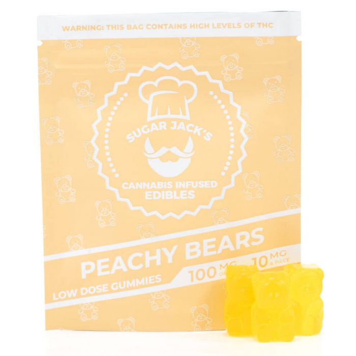 Sugar Jack’s – 100mg Low Dose Peachy Bears